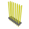 Headers, Male Pins - 612-TSW-107-19-L-D-ND - DigiKey
