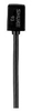 Black Omnidirectional Subminiature Lavalier Electret Condenser Microphone, with 4 ft Cable -- SM93 - Image