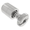 Captive Screw, 6-32 Thread, Press-in, TORX®/Slot Combination, Knurled Bright Knob - 52-27-51-4 - Southco