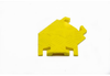 45 Degree Right Turn for FL1X1.5, 1-Channel Fastlane® Drop-Over Cable Protector, Yellow - FL45RT1X1.5-Y - FL45RT1X1.5-Y - Checkers