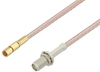 SMA Female Bulkhead to SSMC Plug Cable 36 Inch Length Using RG316-DS Coax - PE3C4440-36 - Pasternack