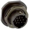 Jam Nut Connector Rcpt, Size 12, 10Pos, Panel; Product Range Amphenol Industrial - 35H4800 - Newark, An Avnet Company