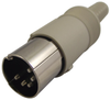 Din Audio / Video Connector, Plug, 5, Cable Mount, Plastic Body, Tin Plated Contacts Rohs Compliant Hirschmann - 67C7912 - Newark, An Avnet Company