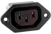 Outlet; Screw Mount; 15 A; 250 VAC; gt 100 Megohms @ 500 VDC - 70133347 - Allied Electronics, Inc.