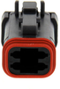 Rectangular Connectors, Heavy Duty - DT Series - DT06-4S-CE05 - LADD Distribution