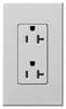 Duplex/Single Receptacle - NTR-20-WH - Lutron Electronics Co., Inc.