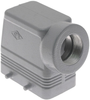 Standard, Rectangular Hood, size 57.27, 4 Pegs, Side PG21 cable entry - CAO-10.21 - Mencom Corporation