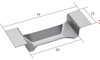 Tungsten Boat 0.6 mm - 0482016 -- 0482016 - Image