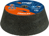 TIGER ZIRC Type 11 Flaring Cup Wheel, ZAC16-Q, 6/4-3/4 x 2 x 5/8-11, Rim 1.5