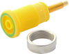 Socket, 4Mm, Safety, Yellow/green, Mvl S; Gender Hirschmann Test And Measurement - 20T9421 - Newark, An Avnet Company