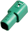 Plug Housing, 7Pos, Gf Pbt, Green; Product Range Amp Te Connectivity - 75Y5135 - Newark, An Avnet Company