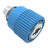 Captive Screw, M4 X 0.7, Floating, TORX®/Slot Combination Blue Knob - 4C-TS-M4-3T3-K008 - Southco