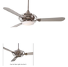 F601-BS/BN Ceiling Fan - F601-BS/BN - Minka Group