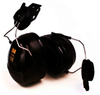 3M Peltor H7P3E Black/Green Hard Hat Mounted Foam Protective Earmuffs - 093045-08073 - 093045-08073 - R. S. Hughes Company, Inc.