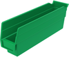 Bin, Shelf Bin 11-5/8 x 2-3/4 x 4, Green -- 30110GREEN