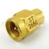 SMA Male (Plug) Termination (Load) 1 Watts To 26.5 GHz, Gold Plated Stainless Steel, 1.3 VSWR, 500 Watts Peak Power -- ST2650 - Image