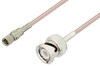 10-32 Male to BNC Male Cable 12 Inch Length Using RG316 Coax -- PE3C3424-12 - Image