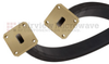 WR-51 Twistable Flexible Waveguide in 12 Inch Using Square Cover Flange With a 15 GHz to 22 GHz Frequency Range - SMW51TF005-12 - Fairview Microwave Inc.