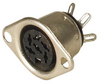 Din Audio/video Conn, Jack, 6Pos, Steel; No. Of Contacts Hirschmann - 67AC3855 - Newark, An Avnet Company