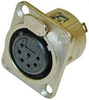 XLR 7 Pin Panel Mt(f) Neutrik Connector - CA-NC7FDL1 - Visual Sound, Inc.