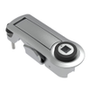 Compression Latch, Lever Latch, Tool Locking, Raiway Standard, 1-5mm Panel, 1-18mm Grip, Not Sealed, Zinc Alloy, Chrome Plated, Bright - C2-52-141 - Southco