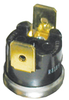 6655 Series on-surface temperature sensor, NTC, 10,000 Ohm, ±10.0 % tolerance, 3976 BETA, 16 R-T curve, phenolic, bracket (20,6 mm diameter pipe clip), quick connect terminal [90°, 0.25 in] -- 6655-97100901