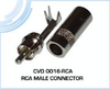 RCA Male Connector - CVD 0016-RCA - Visual Sound, Inc.