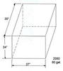 80 Gallon Marine Water Tank - S-W2080 - Plastic-Mart