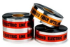3M Scotch 411 Orange Warning Tape - 6 in Width x 1000 ft Length - 5 mil Thick - 57881 - 051128-57881 - R. S. Hughes Company, Inc.