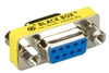 DB9 Gender Changer, EMI/RFI Shielded, Female/Female - FA445-R2 - Visual Sound, Inc.
