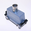 Standard, Rectangular Hood, size 104.27, Double Latch with gasket, Top .75-NPT cable entry - CAVT-24.5G - Mencom Corporation