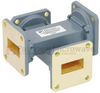 30 dB WR-90 Waveguide Crossguide Coupler with UG-39/U Square Cover Flange from 8.2 GHz to 12.4 GHz in Copper Alloy - FMWCP1056 - Fairview Microwave Inc.