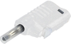 Conn, Banana, Plug, 36A, Clamp, Wht; Gender Cal Test Electronics - 52AC2127 - Newark, An Avnet Company