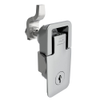 Compression Latch, Lift & Turn, Medium Size, Flush Style, Key Locking, Zinc Alloy, Chrome Plated, Textured - 62-42-101-2 - Southco