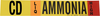 Brady B-946 Black / Orange / Red / White on Yellow Vinyl Self-Adhesive Pipe Marker - 2 1/4 in Height - 2 in Character Height - 14 in Length - Printed Msg = AMMONIA - 90401 - 754476-90401 - R. S. Hughes Company, Inc.