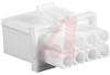 Connector; Nylon (Housing); 8; White; RoHS Compliant, ELV Compliant - 70082711 - Allied Electronics, Inc.