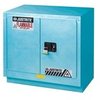 Justrite Chemcor 23 gal Blue Hazardous Material Storage Cabinet - 36 in Width - 35 3/4 in Height - 697841-12077 - 697841-12077 - R. S. Hughes Company, Inc.