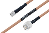 MIL-DTL-17 SMA Male to TNC Male Cable 100 cm Length Using M17/128-RG400 Coax - PE3M0082-100CM - Pasternack