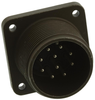 Circular Connector, Receptacle, Size 18, 10 Position, Box; Military Specification Itt Cannon - 50F2509 - Newark, An Avnet Company