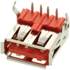 Usb Conn, 2.0 Type A, R/a Rcpt, 4Pos, Th; Usb Connector Type Samtec - 53AJ8336 - Newark, An Avnet Company