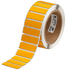 Brady B-593 Yellow Polyester Thermal Transfer Die-Cut Thermal Transfer Printer Label Roll - 1.77 in Width - 0.59 in Height - THTEP172-593-.25YL - 662820-80217 - R. S. Hughes Company, Inc.