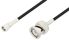 SMC Plug to BNC Male Cable 24 Inch Length Using RG174 Coax, LF Solder, RoHS - PE3C3425LF-24 - Pasternack