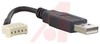 Adapter; USB; USB A Type to 5 Way CrimpConnector; IP 68 - 70098944 - Allied Electronics, Inc.