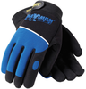 PIP Maximum Safety 120-MX2830 Black/Blue Medium Cotton/Polyester/Spandex/Synthetic Leather Mechanic's Gloves - 616314-19326 - 616314-19326 - R. S. Hughes Company, Inc.