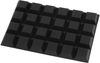 Feet, Rubber, 20.5 X 7.6Mm, Square,black; Bumper / Feet Mounting Hammond - 94F825 - Newark, An Avnet Company