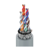 RS-232/422 Low Cap, #24-7pr, FPO, O/A Foil+Braid, PVC Jkt, CM, 100Ω - 8107 - Belden Inc.