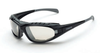Diamondback clear anti-fog lens, matte black frame, foam lin - 2724AF - Crossfire By Radians