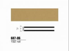 3M Scotchcal 68706 Buckskin Striping Automotive Tape - 1/4 in Width x 150 ft Length - 2 mil Thick - 051141-68706 - R. S. Hughes Company, Inc.