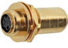 SVHS 4-Pin Female-Female Silver Chassis Mount on DBA - SV4-BLCM/ND - Visual Sound, Inc.