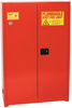 Eagle 30 gal Red Hazardous Material Storage Cabinet - 43 in Width - 65 in Height - 048441-00177 - 048441-00177 - R. S. Hughes Company, Inc.